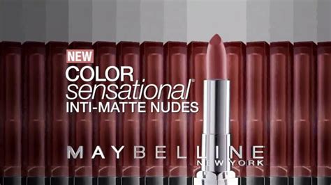 Maybelline New York Color Sensational Inti Matte Nudes Tv Commercial Intimate Ispottv