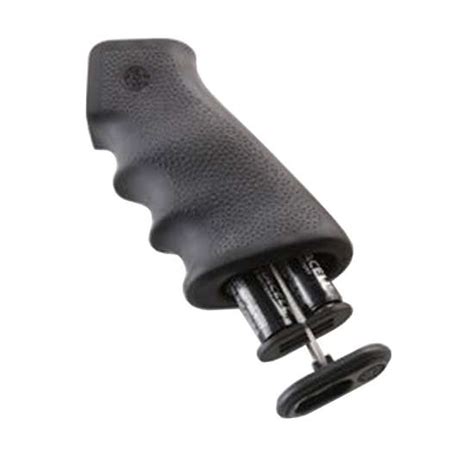 Hogue 15010 OverMolded Grip With Storage Compartment AR 15 M16 Black