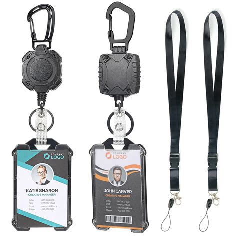 Badge Holder Retractable Clip Heavy Duty Badge Reel Retractable