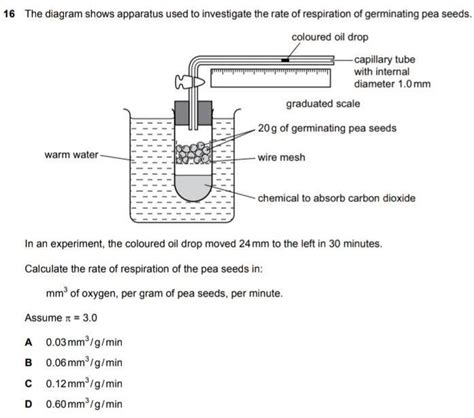 16 The Diagram Shows Apparatus Used To Investigate The Rate Of