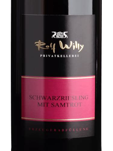 Rolf Willy Schwarzriesling Samtrot Vivino US