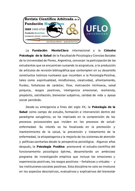 PDF Convocatoria 2023 Concurso alumnos de la Cátedra Psicología de la