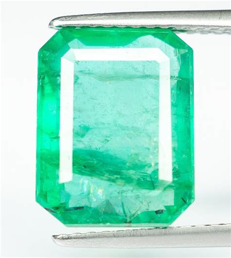 No Reserve Green Zambian Emerald Ct Catawiki