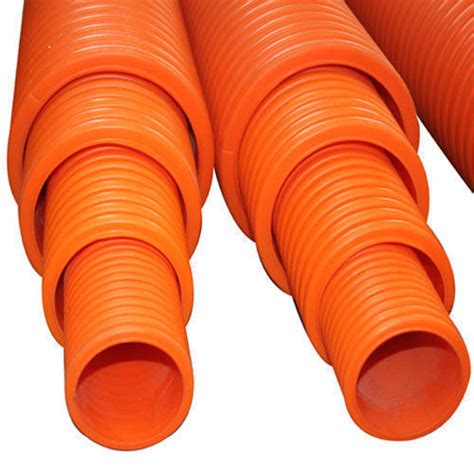 Orange HDPE DWC Pipe Thickness 4 10 Mm At Best Price In Noida ID