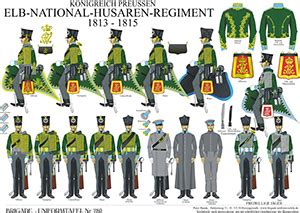 Tafel K Nigreich Preu En Elb National Husaren Regiment