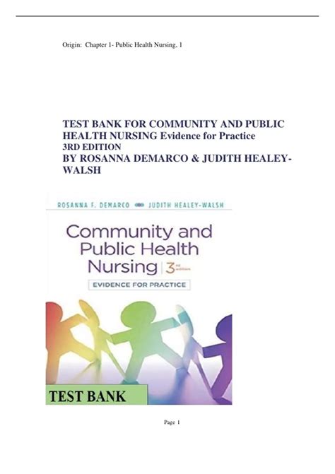 Test Bank For Community And Public Health Nursing Evidence For Practice