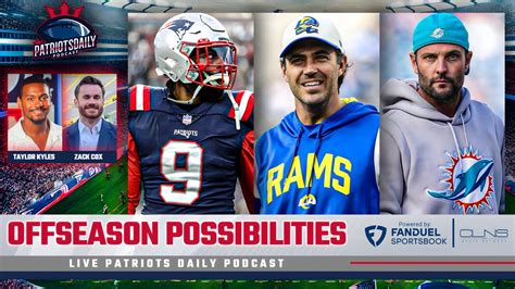 Live Patriots Daily Mailbag Talking Offseason Possibilities With Zack