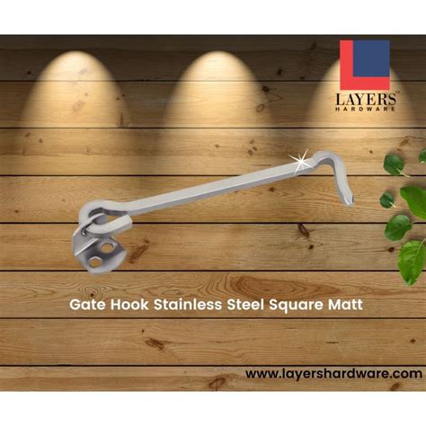 Layers Hardware Hooks 5inch Stainless Steel Gate Hook For Door At Rs