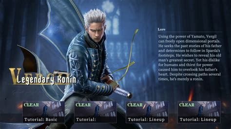 Vergil Legendary Ronin Character Skill Tutorial । Devil May Cry Peak