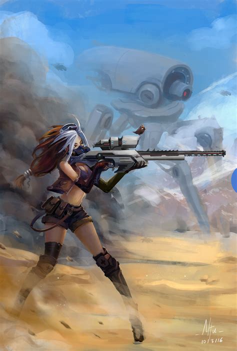 Sniper Girl Character Creation, Character Design, Sci Fi Books, Photo ...