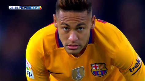 Neymar Vs Real Sociedad Away Hd 1080i 09 04 2016 By Mncomps Youtube