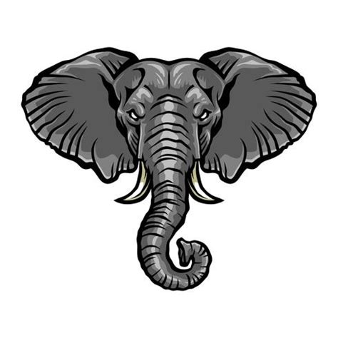 Angry cartoon elephant illustration 546816 Vector Art at Vecteezy