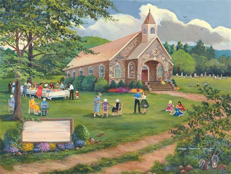 Sunday Dinner On The Grounds 300 Pieces SunsOut Puzzle Warehouse