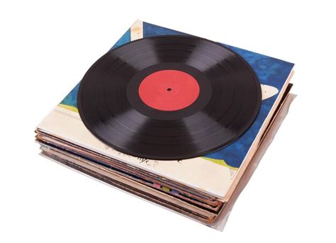 Premium Photo Vinyl Records Isolated