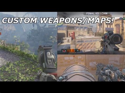 BO3 CUSTOM WEAPONS MAPS TRICKSHOTTING YouTube