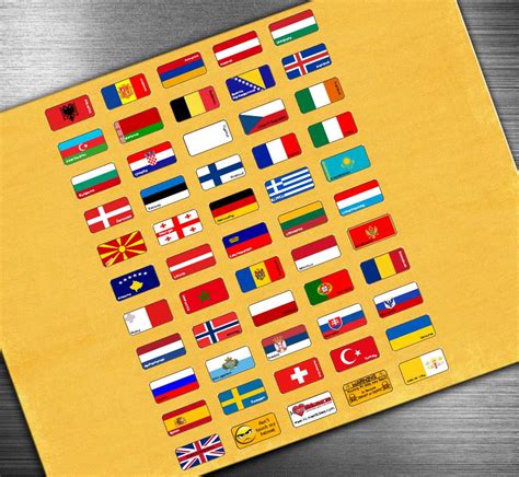 Small Flags 34X17mm gloss – iLovestickers