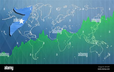 Map of Somalia, financial success, economy growth Stock Photo - Alamy