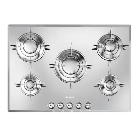 Plaque De Cuisson Gaz Feux Smeg Table De Lit A Roulettes