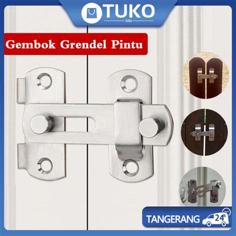 Grendel Slot Pintu Kunci Geser Pintu Lemari Geser Minimalis