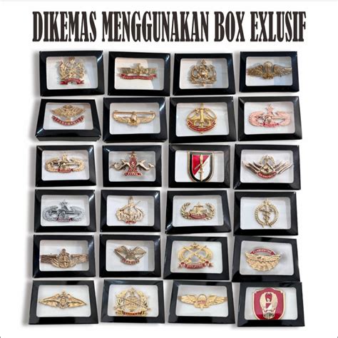 Jual EXCLUSIVE_ATRIBUT Wing / Brevet / Brivet TNI AD / Brevet TNI AU ...