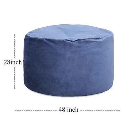 Ebern Designs Troxler Microfiber Microsuede Bean Bag Sofa Wayfair