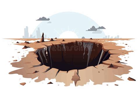 Sinkhole Vector Stock Illustrations – 159 Sinkhole Vector Stock ...