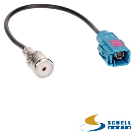 Schell Audio Shop Antennenadapter Iso Auf Fakra Auto Adapter