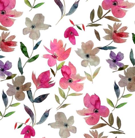 Pin By Amit Tandel On Flower 2 Watercolor Flowers Pattern Watercolor