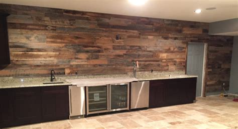 McGill's Reclaimed Wood Wall Project | Fama Creations