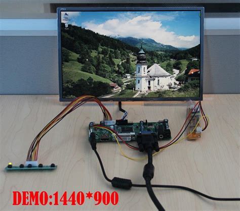 M NT68676 HDMI DVI VGA Board Controller Kit For LM190WX1 TLL1 TLL2