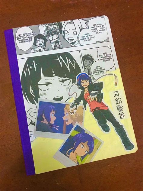 Inspiring Anime Journal Cover With My Hero Academia Characters