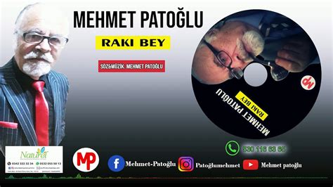 MEHMET PATOĞLU RAKI BEY kopamadım ben senden 2021 SÖZ MÜZİK MEHMET