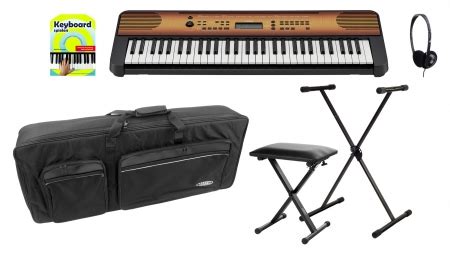 Yamaha PSR E360 MA Keyboard Deluxe Set Ahorn