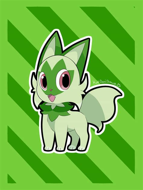 Paldea Grass Starter Sprigatito By Sonicglitchy On Deviantart