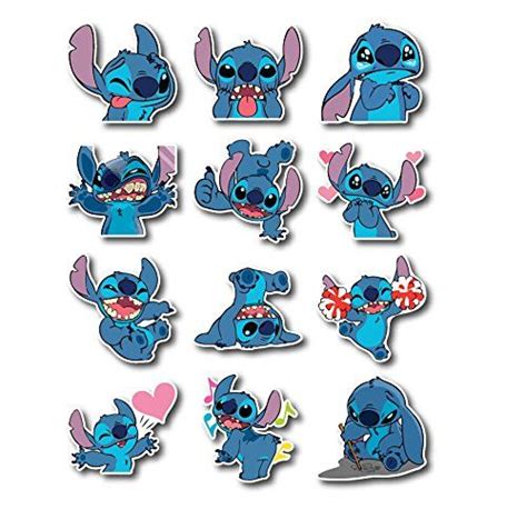 Stitch Decal Sticker For Case Car Laptop Phone Bumper Wall Car Bike Window 0279