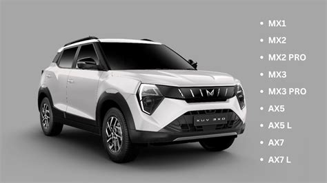 Mahindra Xuv 3xo Price Variants And Features In Detailed