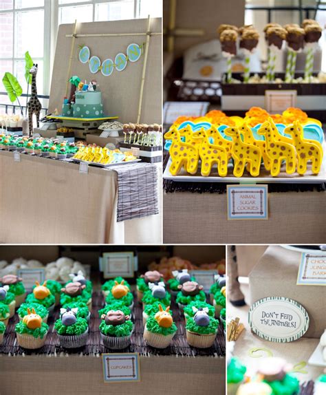 Karas Party Ideas Safari Jungle Wild One Animal 1st Birthday Party