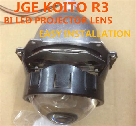 Dland Jge Koito R Bi Led Projector Lens Easy Installation W With