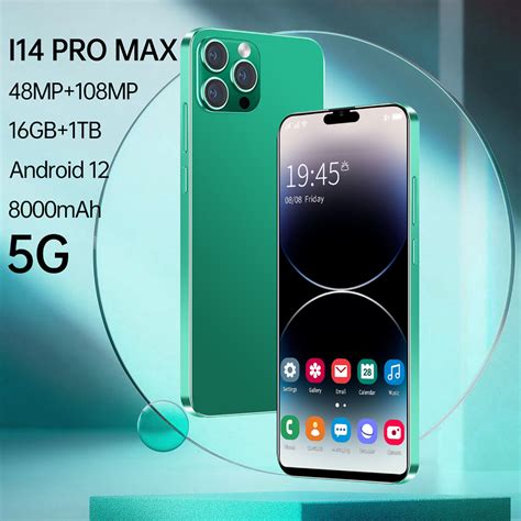 2024 Novo Smartphone I14 Pro Max 16 1TB Tem Uma Grande Tela De 6 7