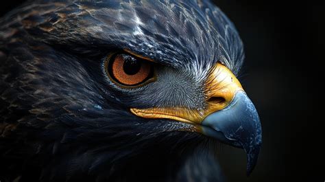 eagle close  detailed portrait  majestic bird  prey  wildlife