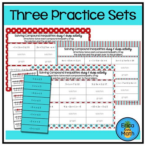 Solving & Graphing Compound Inequalities Digital Activity Drag & Drop ...