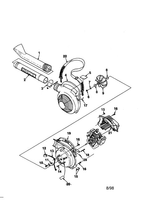 Homelite Blower Parts Model Hb100 Sears Partsdirect