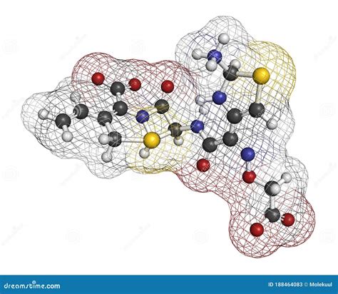 Cefixime Antibiotic Drug Molecule Cephalosporin Third Generation