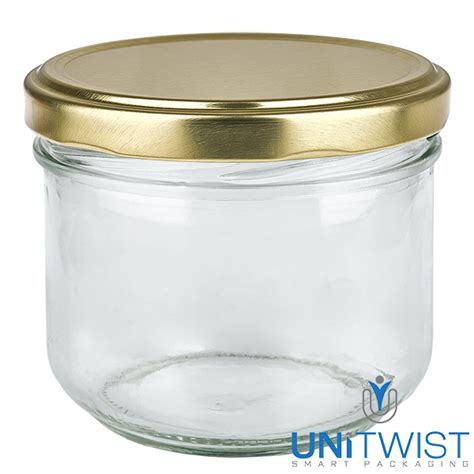 Ml Sturzglas Mit Basicdeckel Gold To Unitwist