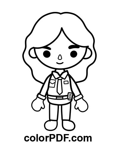 Personnage Du Jeu Toca Boca Coloriages Et Livres En PDF