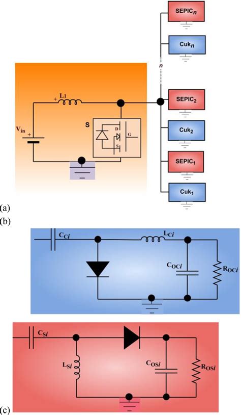 A Proposed Converter B Ćuk Side And C Sepic Side Here I 1 To N Download Scientific Diagram