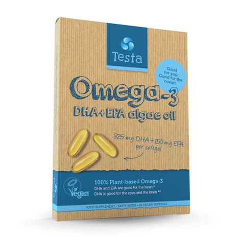 Shop Testa Vegan Dha Epa Algae Omega Supplement