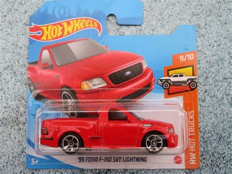 Hot Wheels Ford F SVT Lightning Red HW Hot Trucks Perfect