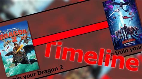 Httyd Timeline! How to train your Dragon - YouTube