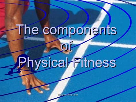 The Components Of Fitness Powerpoint